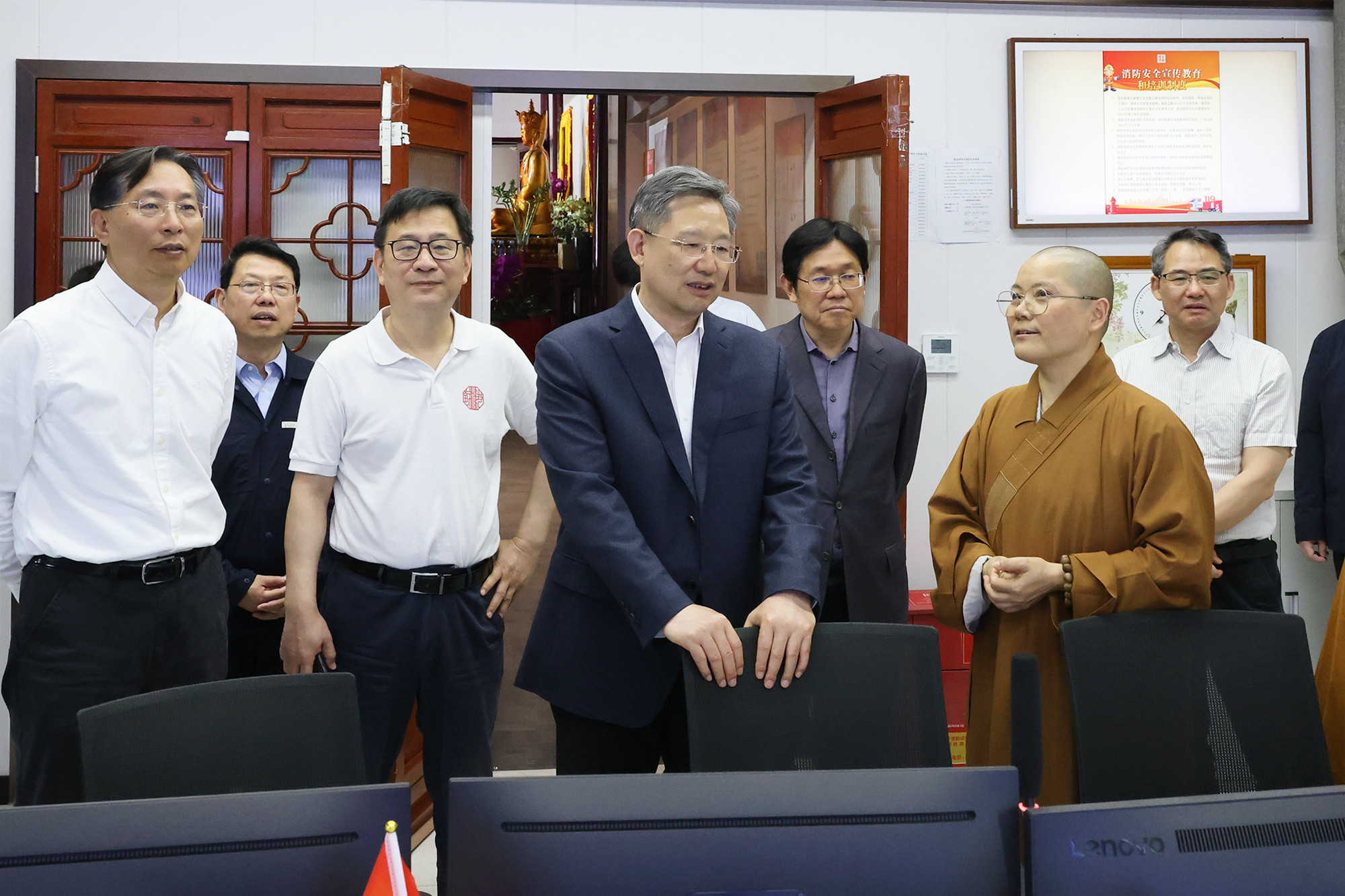 周廣智到宗教院校走訪調(diào)研